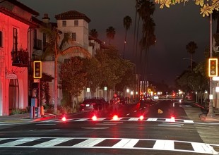 Swath of Downtown Santa Barbara Goes Dark During Power Outage