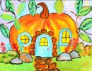 Family Art Workshop -Pumpkin House Painting
