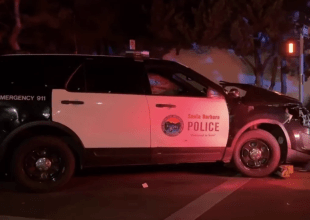 Two Officers Injured in Traffic Collision