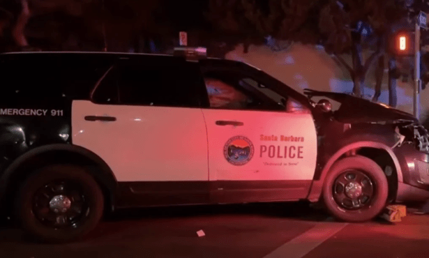 Two Officers Injured in Traffic Collision