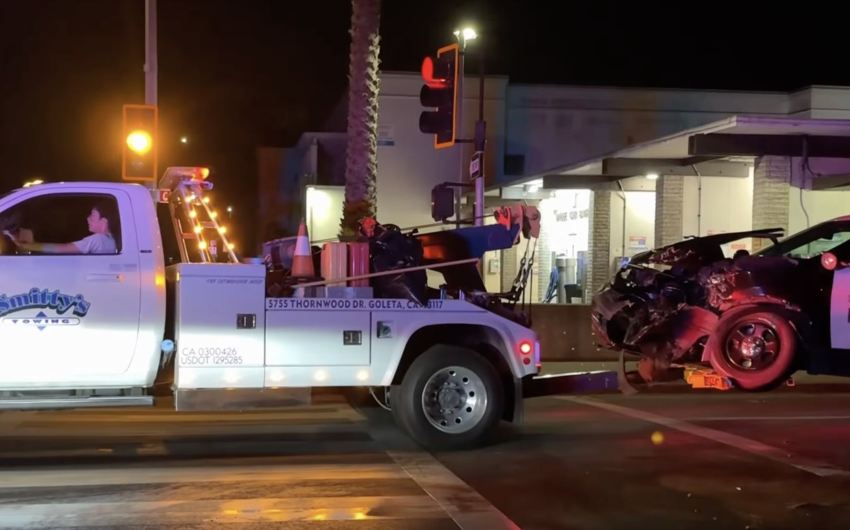 New Details Released in Santa Barbara Police Car Crash that Left Two Officers Injured