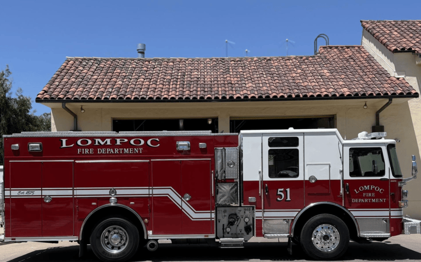 Lompoc Fire Department Response to Structure Fire on Palm Drive on September 10, 2026