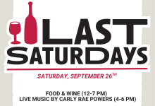 Last Saturday September: Food, Wine, Live Music!