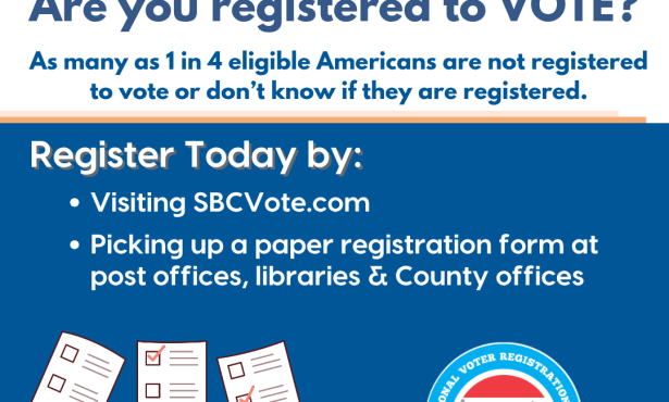 National Voter Registration Day is Today