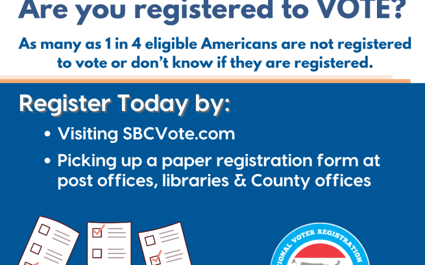 National Voter Registration Day is Today