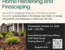 Free Home Hardening & Firescaping Workshop