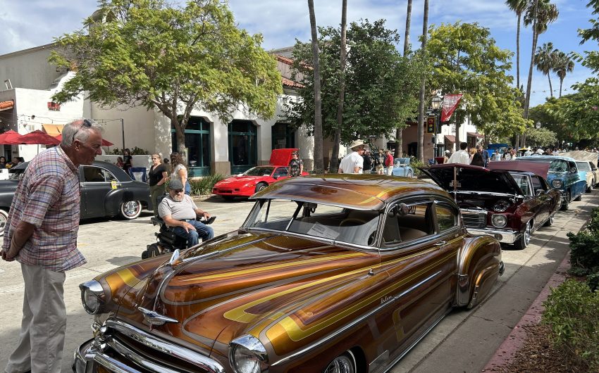 Classic Cars Take Over State Street in Santa Barbara