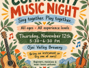Community Music Night in Ojai