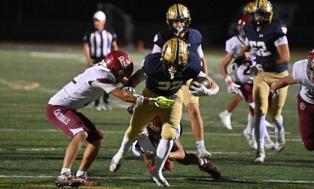 Chase Johnson Scores Four Touchdowns as Dos Pueblos Rolls Past Santa Paula 56-21