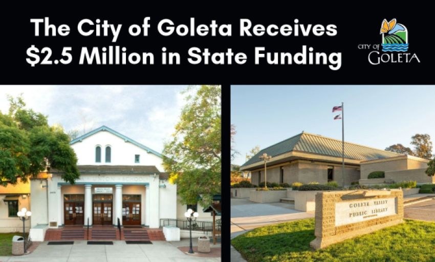 State Approves $2.5 Million for Goleta Community Center and Goleta Valley Library Improvements