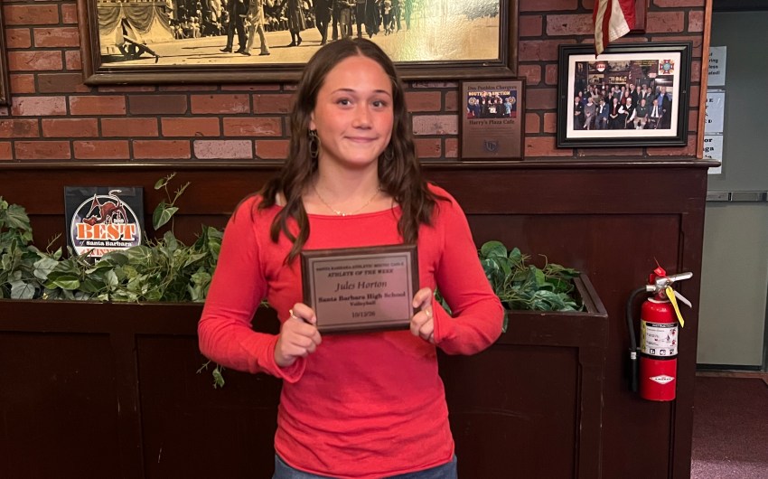 SBART Press Luncheon: Jules Horton and Austin Singer Receive Athlete of the Week Awards