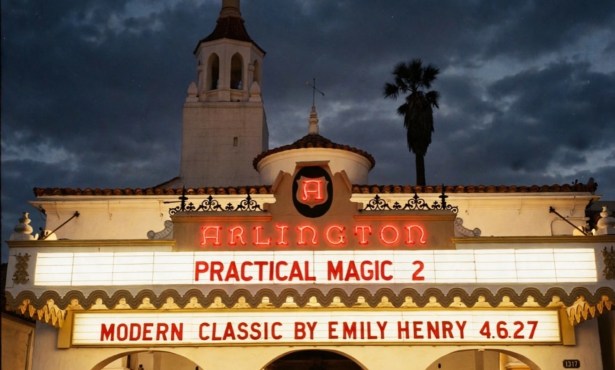 Emily Henry Teases Her Next Romance Novel on the Arlington Theatre’s Santa Barbara Marquee