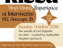 KISSA Vinyl Dining Experience at Intermezzo by Wine Cask