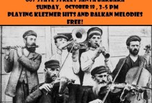 Klezmer Tunes, Balkan Melodies, and Yiddishe Jazz Concert & Dance Party