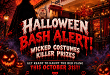 HALLOWEEN Bash Alert! – The Red Piano