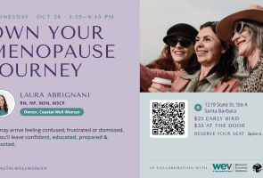 Coastal Well Woman SB: “Own Your Menopause Journey”