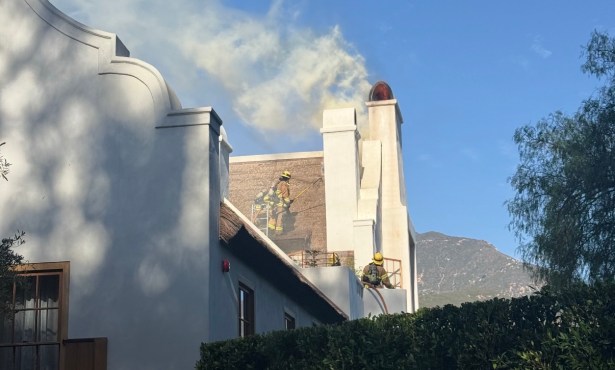 Chimney Fire Breaks Out on Picacho Lane in Montecito