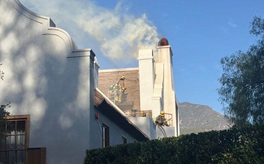 Chimney Fire Breaks Out on Picacho Lane in Montecito