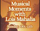 SBJS Presents: Lois Mahalia in Concert