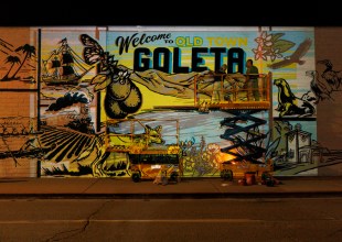 New Mural Pops Up to ‘Welcome the Way to Old Town Goleta’