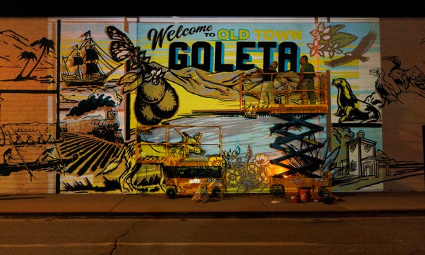 New Mural Pops Up to ‘Welcome the Way to Old Town Goleta’