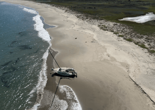 Another Sailboat Runs Aground on Santa Rosa Island