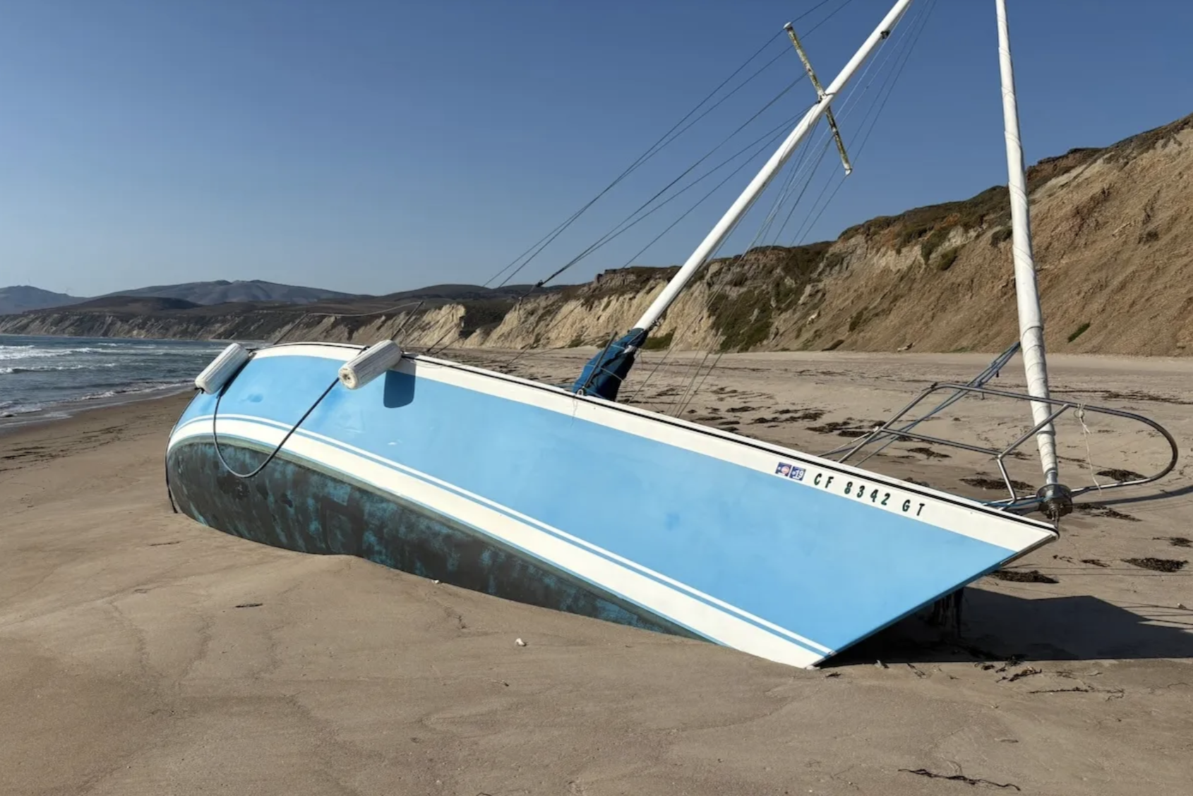 Beached and Abandoned: Santa Barbara County Confronts 'Toxic' Boat Wrecks