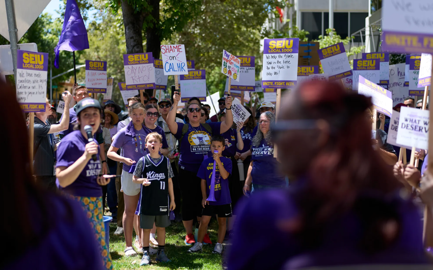 California’s Biggest State Worker Union Authorizes Strike in Newsom’s Last Months