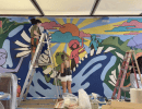 UCSB Student Artists Create Themed Mural on Campus