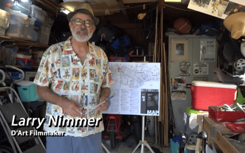 Larry Nimmer Throws a Dart at the Santa Barbara Studio Artists Tour