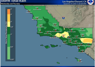 Flood Watch Issued for Santa Barbara County for Wednesday and Thursday