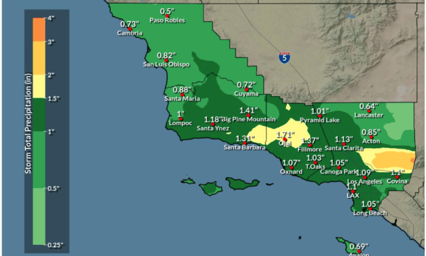 Flood Watch Issued for Santa Barbara County for Wednesday and Thursday