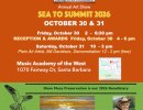 “Sea to Summit “Art Exhibit & Benefit Oct 30 & 31