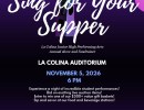 Auction & Fundraiser “Sing for Your Supper”