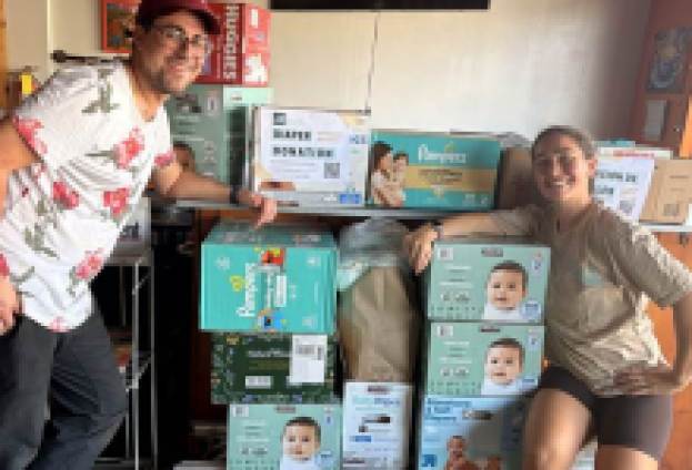 Local Businesses Raise 15,079 Diapers for Diaper Bank