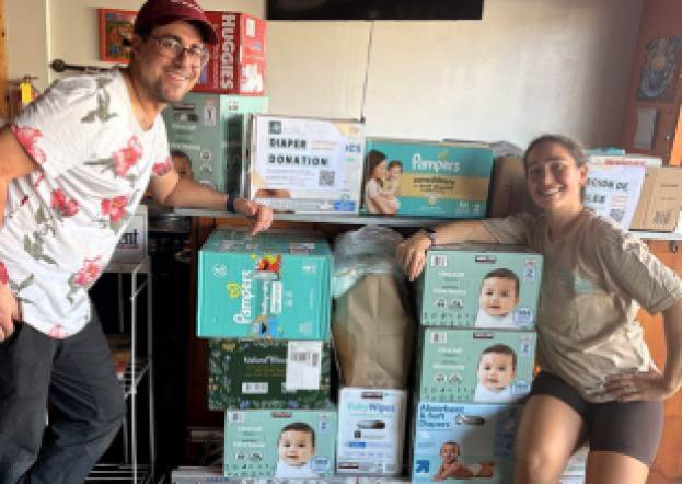 Local Businesses Raise 15,079 Diapers for Diaper Bank