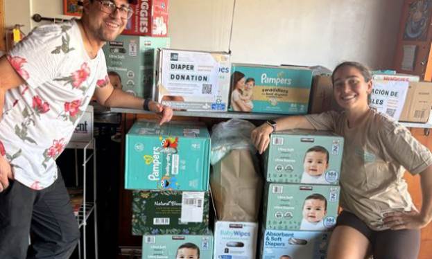 Local Businesses Raise 15,079 Diapers for Diaper Bank