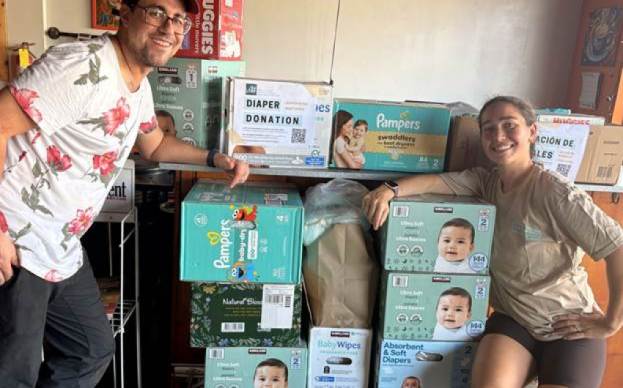 Local Businesses Raise 15,079 Diapers for Diaper Bank
