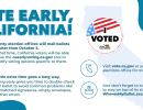 California Secretary of State Dr. Shirley N. Weber, Ph.D., Encourages Californians to Vote Early in the 2026 General Election!