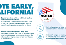 California Secretary of State Dr. Shirley N. Weber, Ph.D., Encourages Californians to Vote Early in the 2026 General Election!