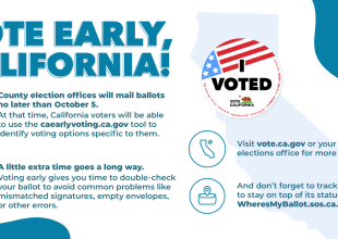 California Secretary of State Dr. Shirley N. Weber, Ph.D., Encourages Californians to Vote Early in the 2026 General Election!